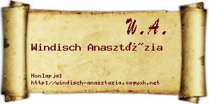Windisch Anasztázia névjegykártya